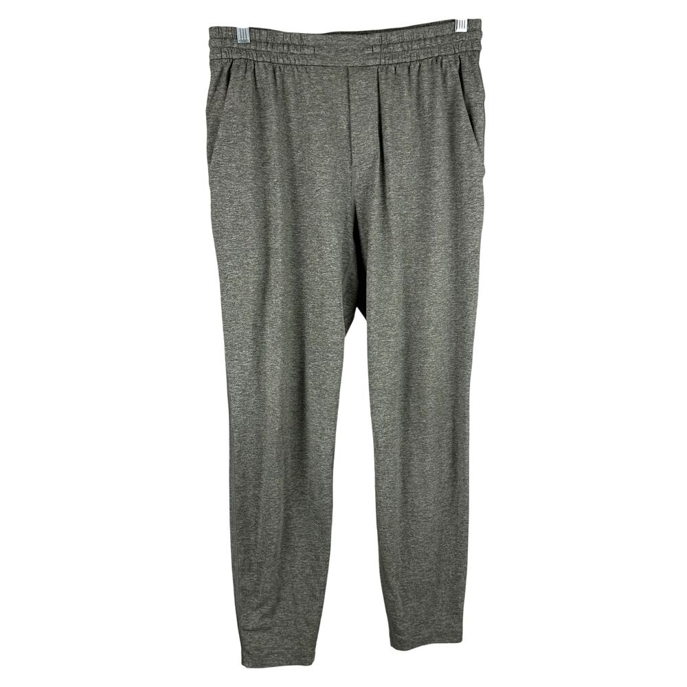 Lululemon Men's Elastic Waist Heathered Grey Jogger Sz Small Excellent Condition